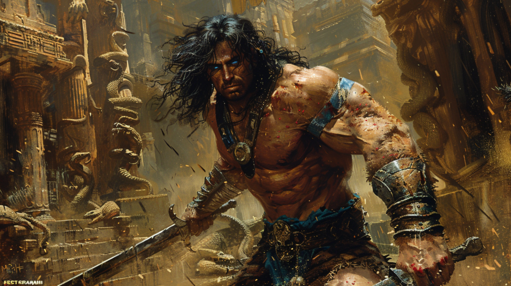 Home conan the cimmerian fighting 1